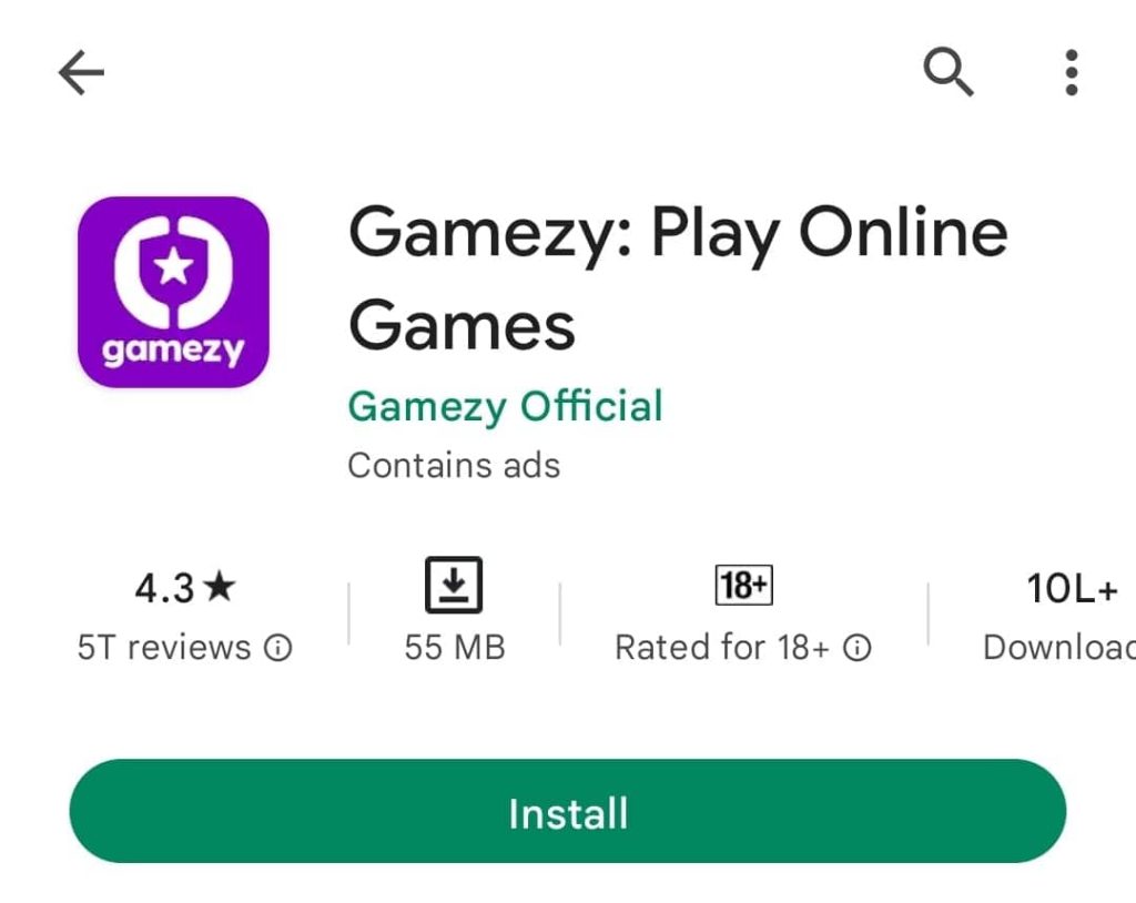 gamezy app download