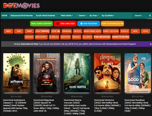 Dotmovies 2023 – Download 480P & 720P [HD Movies For Free]