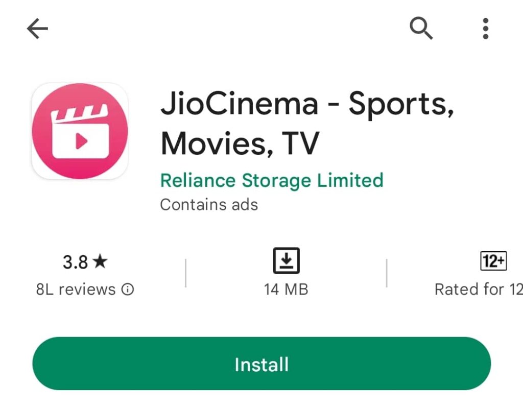 jio cinema download
