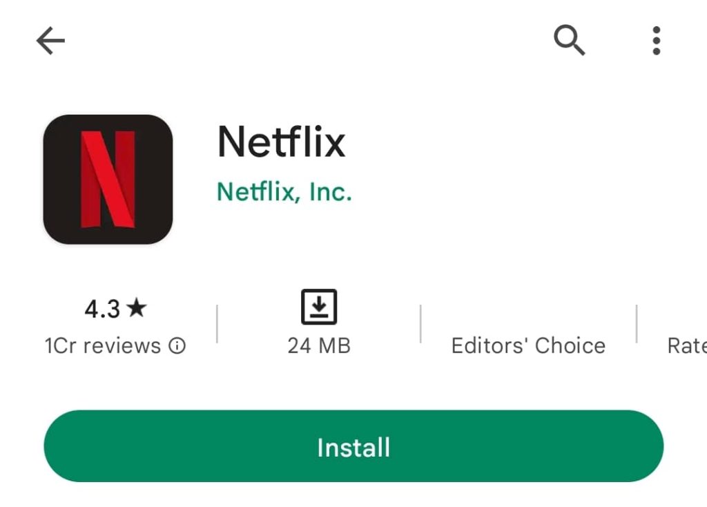 Netflix download