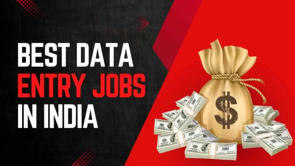 Best Online Data Entry Jobs Without Investment in India